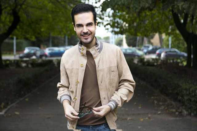 Edoardo Alaimo outfit autunno beige6