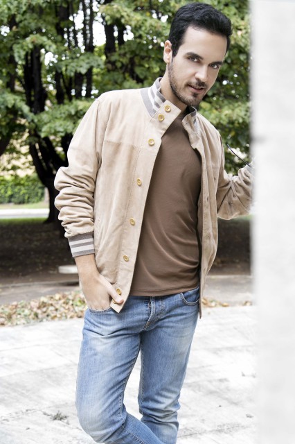 Edoardo Alaimo outfit autunno beige1