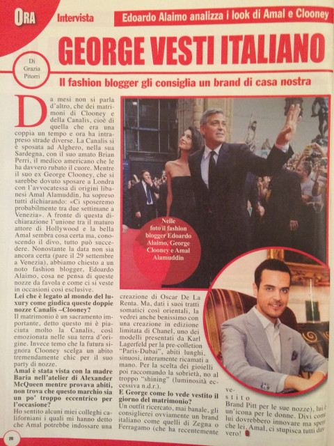 Edoardo Alaimo fashion blogger giornale Ora