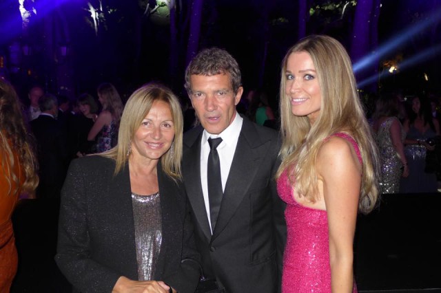 Grazia Pitorri Antonio Banderas Divine party Cannes De Grisogono Edoardo Alaimo