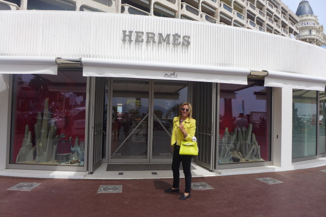 Festival di Cannes Hermès boutique 