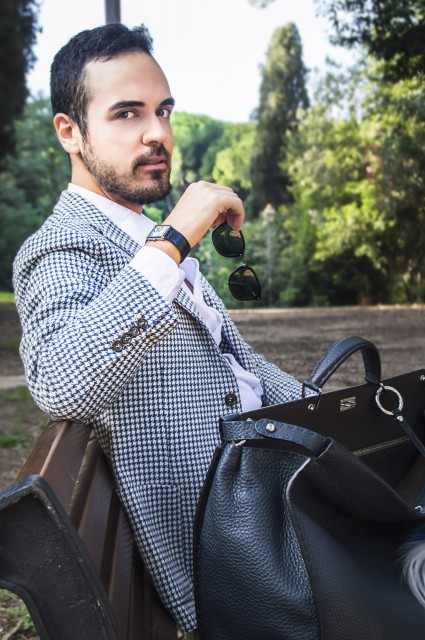 Edoardo Alaimo giacca tartan4
