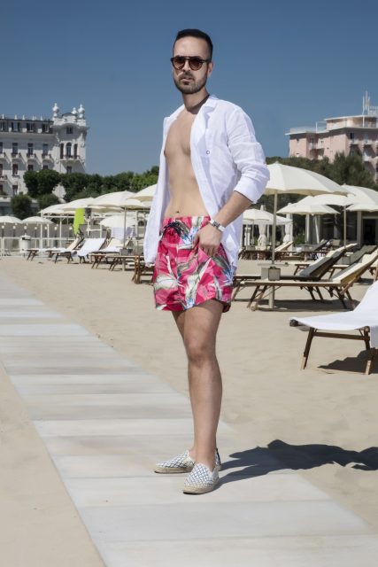 costumi da uomo - Edoardo Alaimo fashion influencer per Zalando1