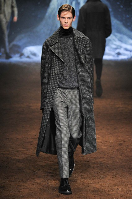 Corneliani men fashion week F/w 2015 Edoardo Alaimo1