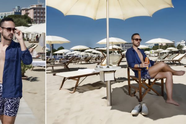 Edoardo Alaimo fashion influencer costumi moda mare Zalando