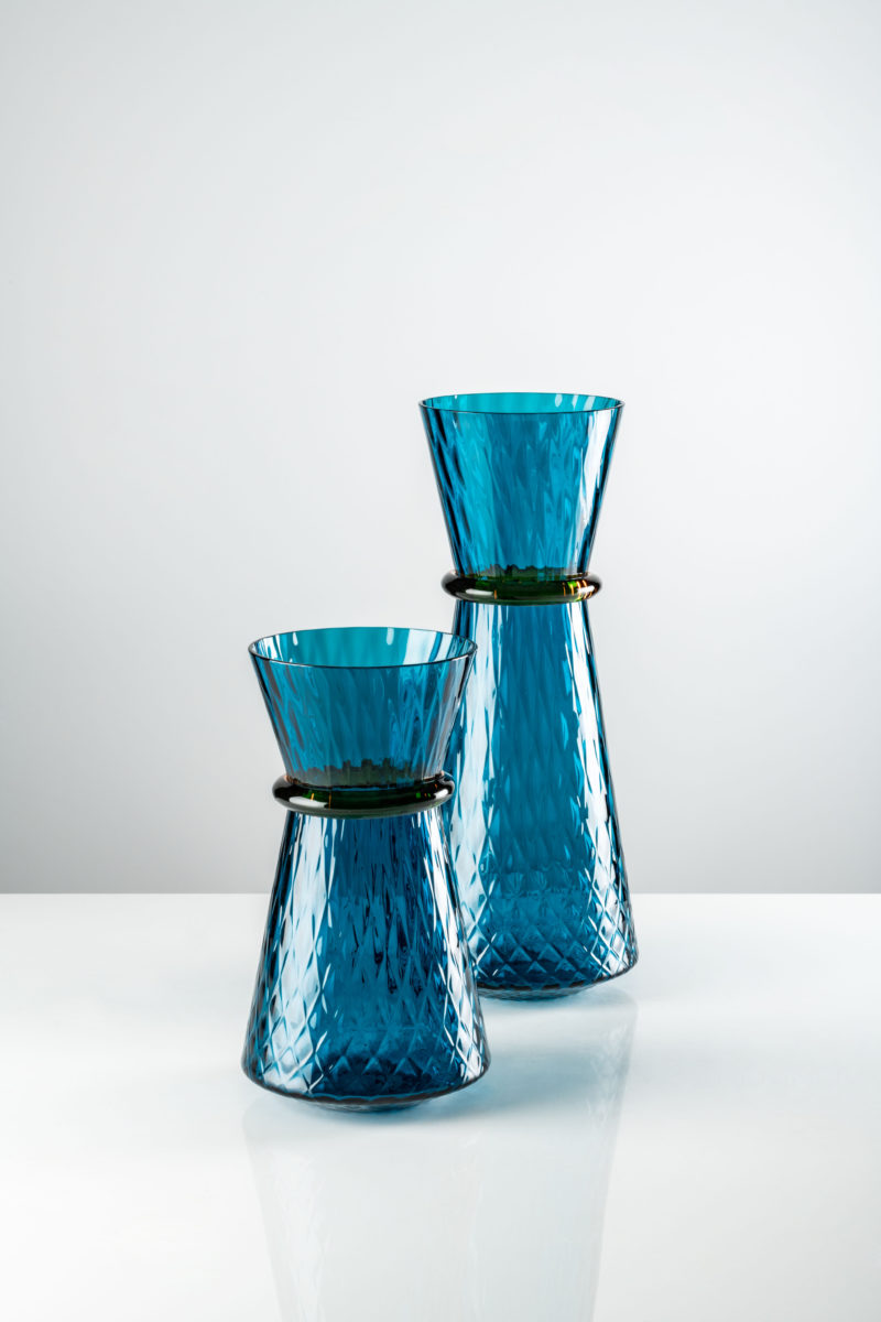 Edoardo_Alaimo_Venini_vetro_di_murano_verde_orizzonte